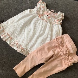 White and pink set